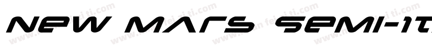 New Mars Semi-Italic字体转换